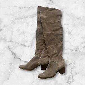 Sole Society- Genuine Suede Leather Over The Knee Boots!!